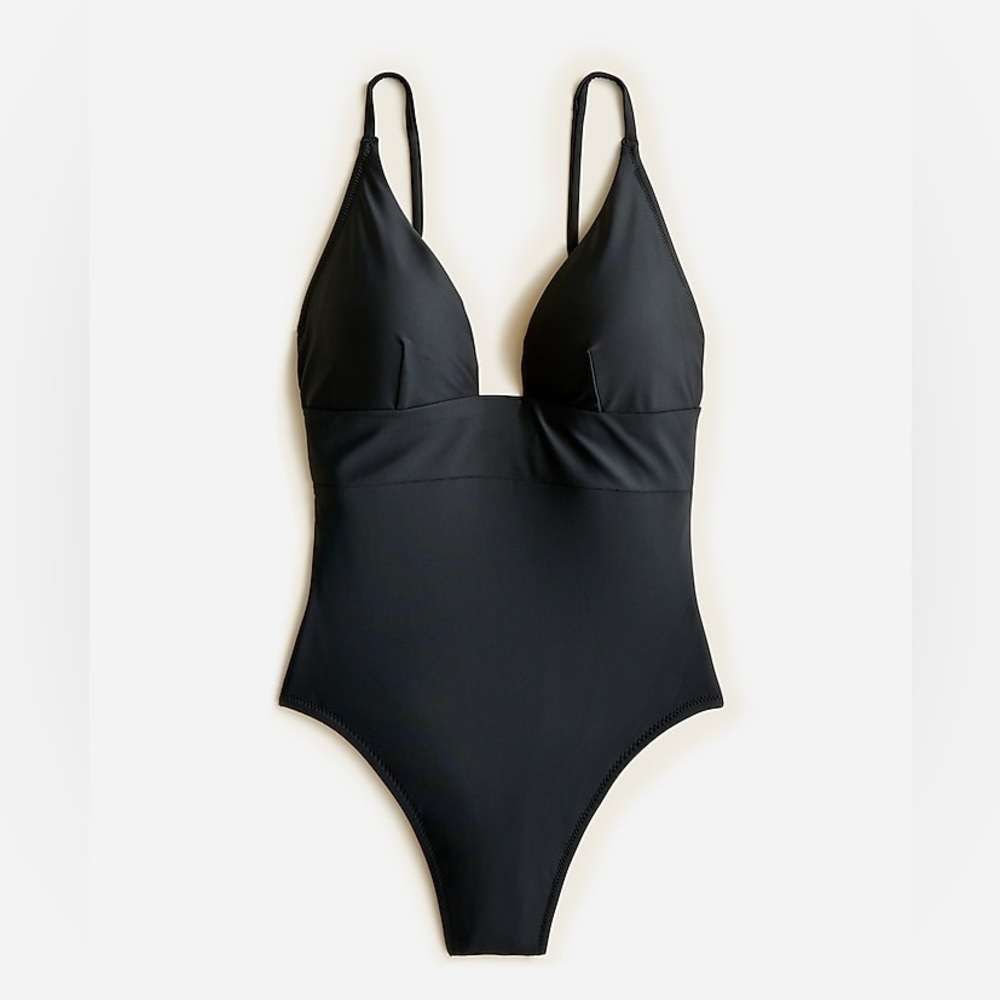 J. Crew Plunge One-Piece
